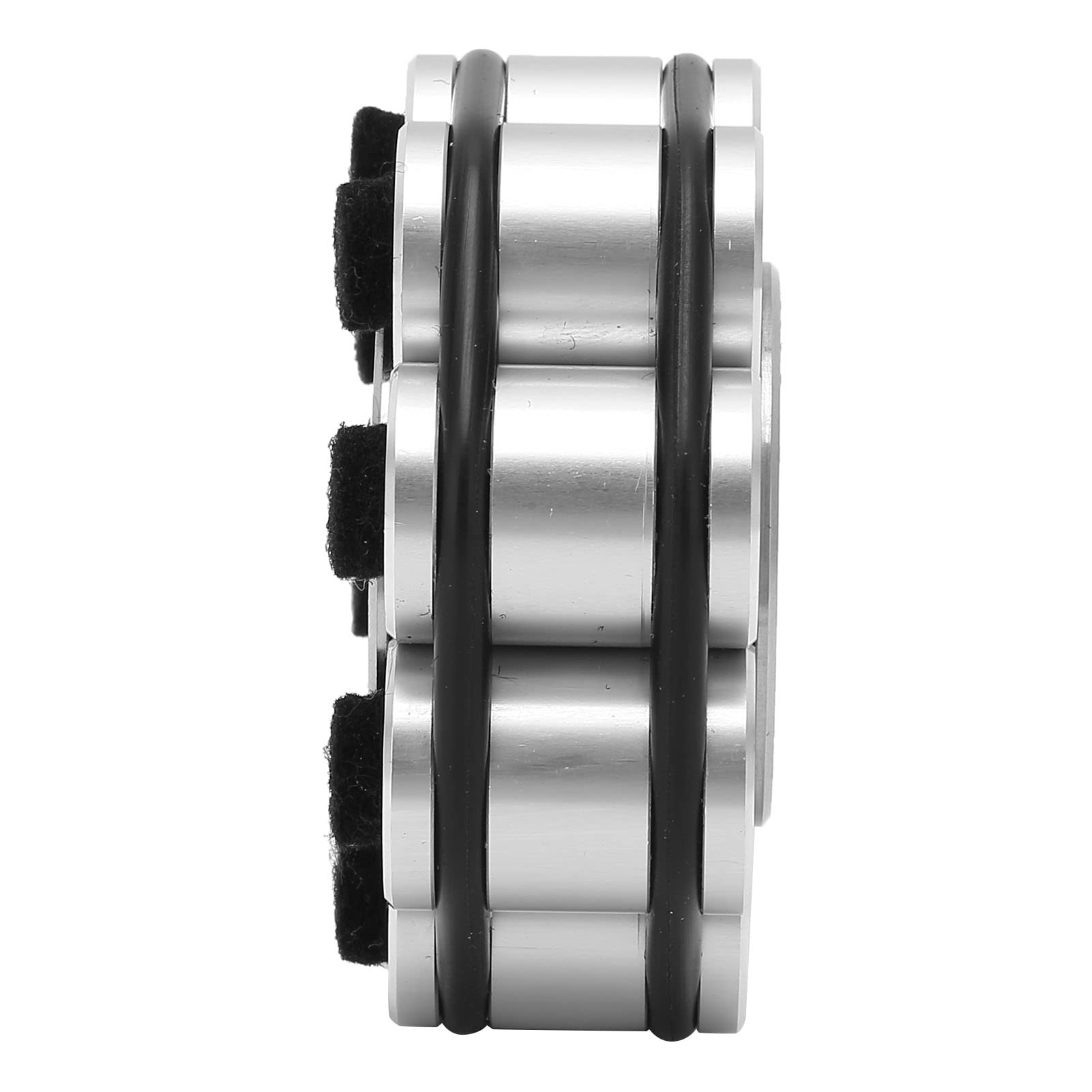 Stabilizzatore del Disco, Giradischi LP Morsetto per Dischi in Vinile Stabilizzatore per Dischi in Vinile LP in Acciaio Inossidabile 304 con Fondo in Silicone, per Giradischi in Vinile LP Smorzamento