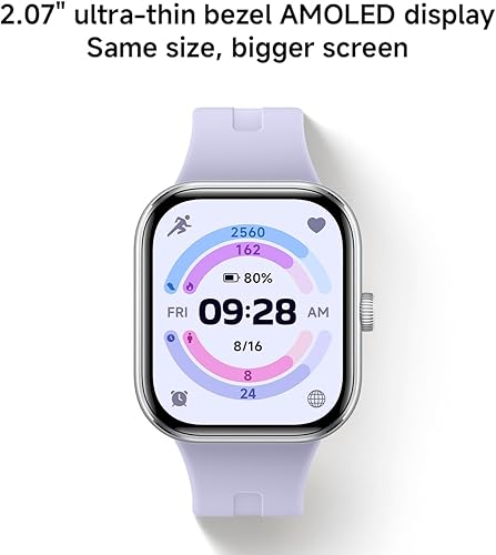 Miniatura 4 de XIAOMI Reloj inteligente Redmi Watch 5, pantalla LCD de 2.07 pulgadas, 24 días de vida de murciélago, más de 150 modos deportivos, 2 micrófonos 5