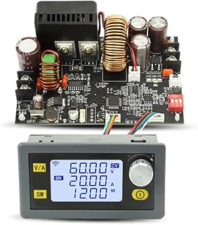 Tovmekdjn XY6020L CNC Adjustable Direct Current Stabilized Voltage Power Supply Constant Voltage and Current Step-Down Module, B