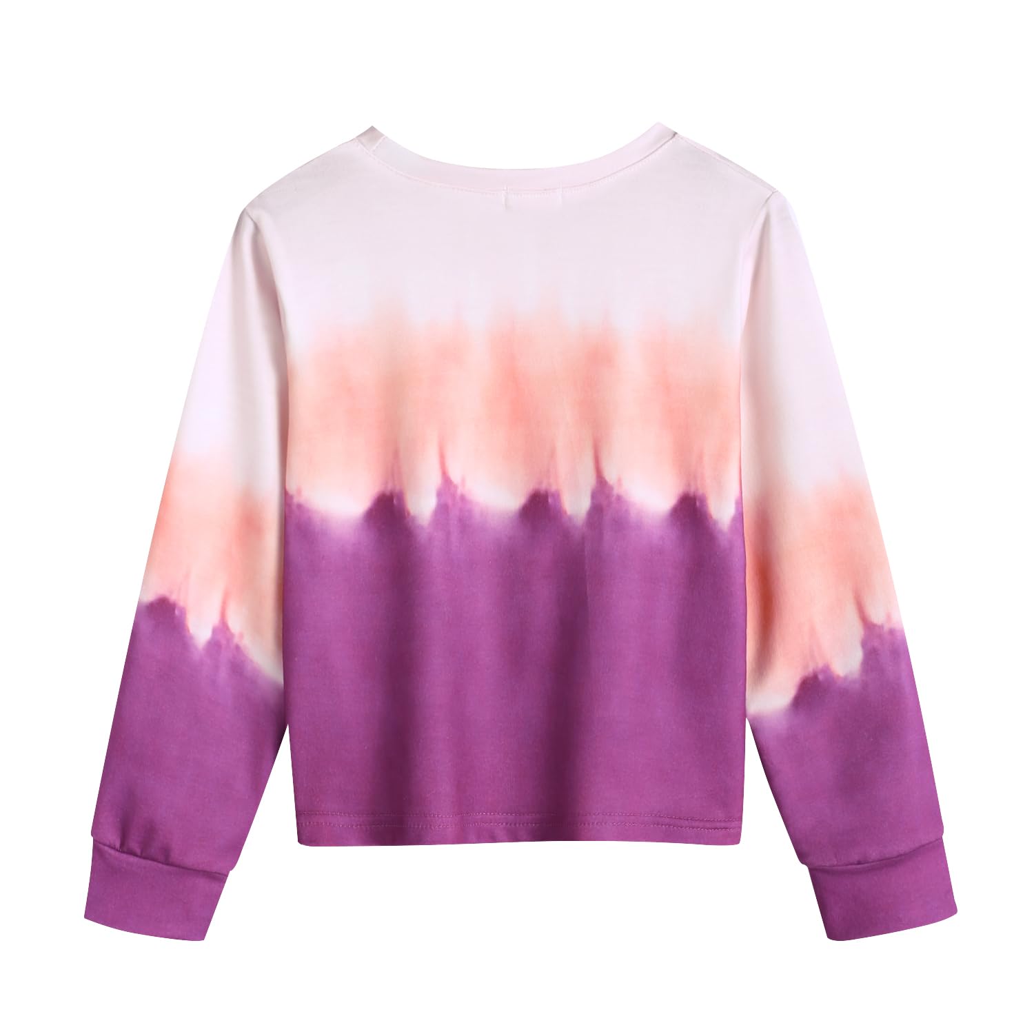 ArshinerFilles Sweatshirt Tie-Dye Pulls Col Rond Sport Mode Vêtements Enfants Léger Manches Longues Sweat pour Filles