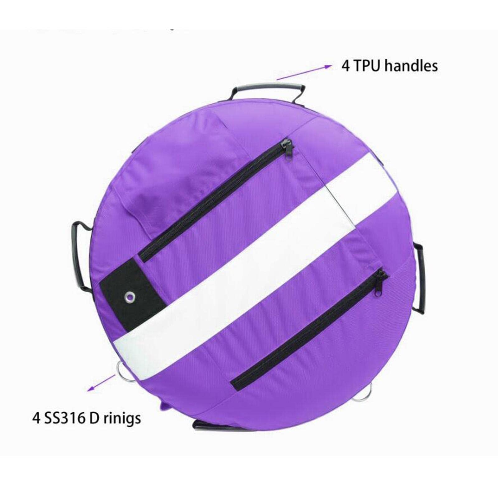 B Baosity Freediving Buoy Float High Visibility Sign Marker Free Diving Surface Float Marker for Snorkeling, Rafting, Boating, Training, Scuba Diving