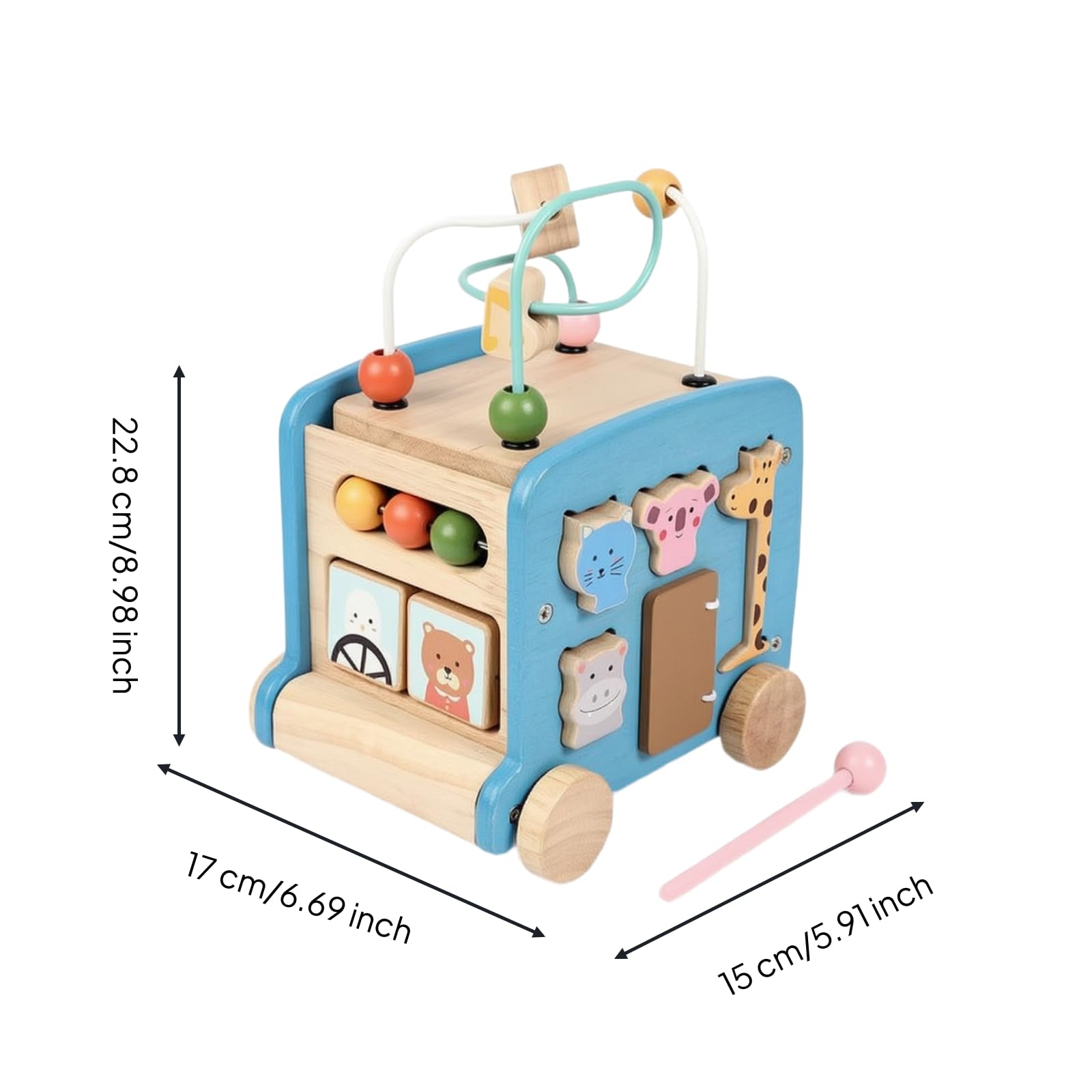 Scatola Educativo Sensoriale, style to 2 | Multiattività, Motricità Fine, Giocattolo, per Cameretta, Neonati