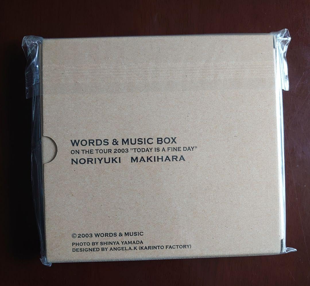 Amazon.co.jp: ☆槇原敬之 ☆ON THE TOUR 写真集 WORD & MUSIC BOX
