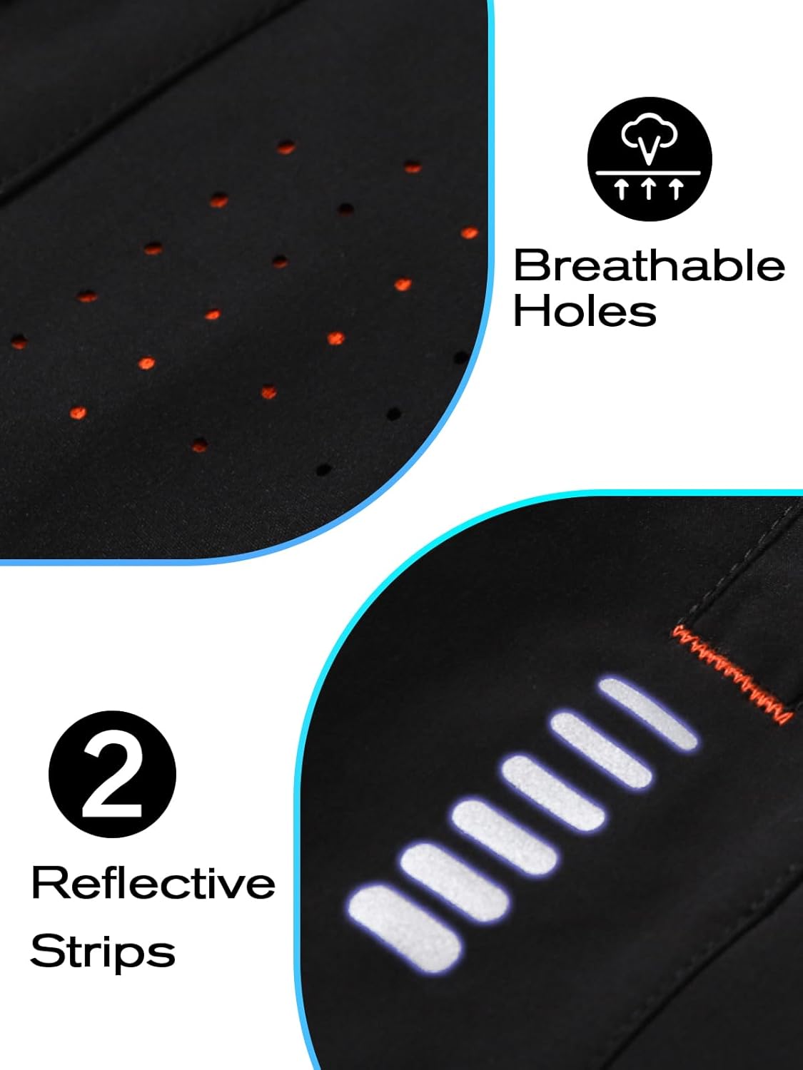 ZENGVEE Men's Sweatpants with Zipper Pockets Open Bottom Athletic Pants for Jogging Workout Gym Running Training - Image 4