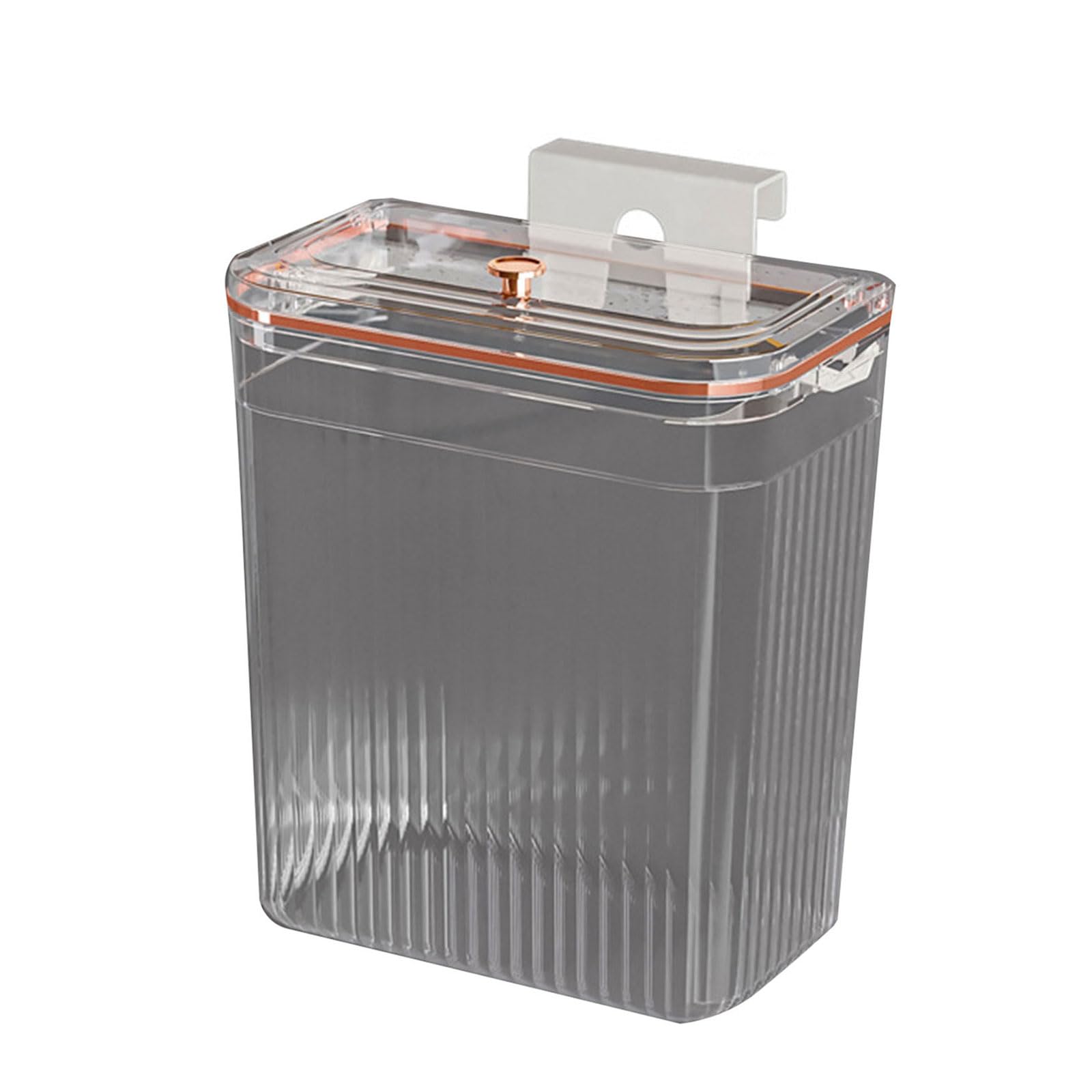Jazuaiao Wall Mounted Garbage Bin Waste Container Wastebasket for Urbans Dwellers and Minimalists Space Trash Bin Wall Mounted Trash Can