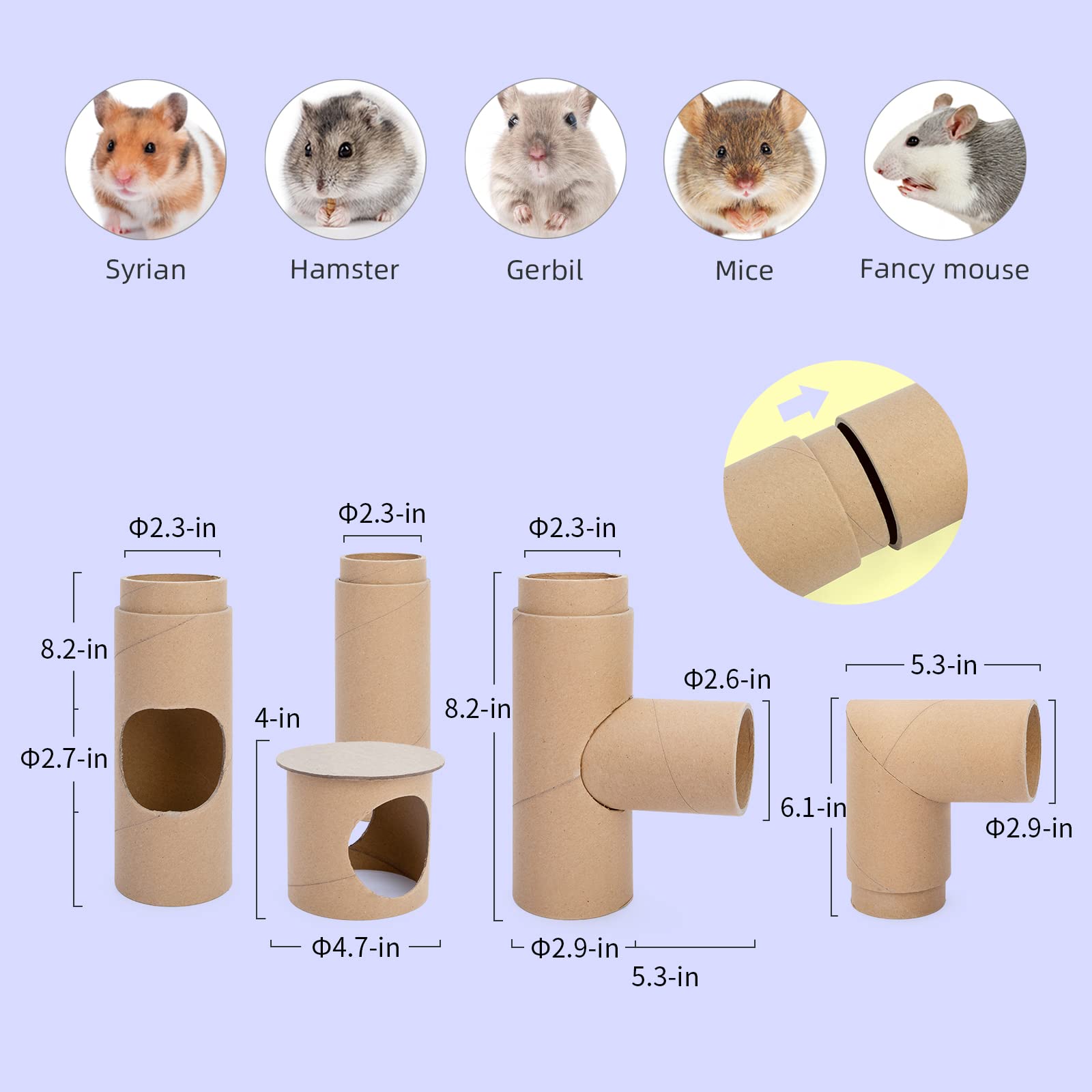 Buy Niteangel Creative & Composable Hamster Tunnel DIY & Build Unique