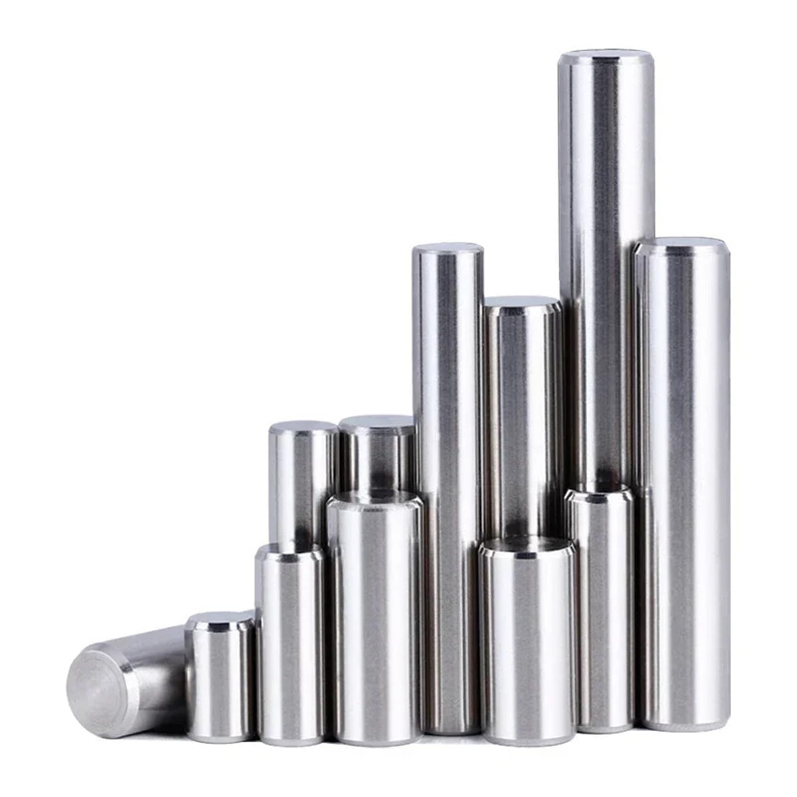 Sworznie walcowe ze stali nierdzewnej Kołki ustalające cylindryczne ze stali nierdzewnej 304, opakowanie 1000 szt., 4-12 mm(5mm)