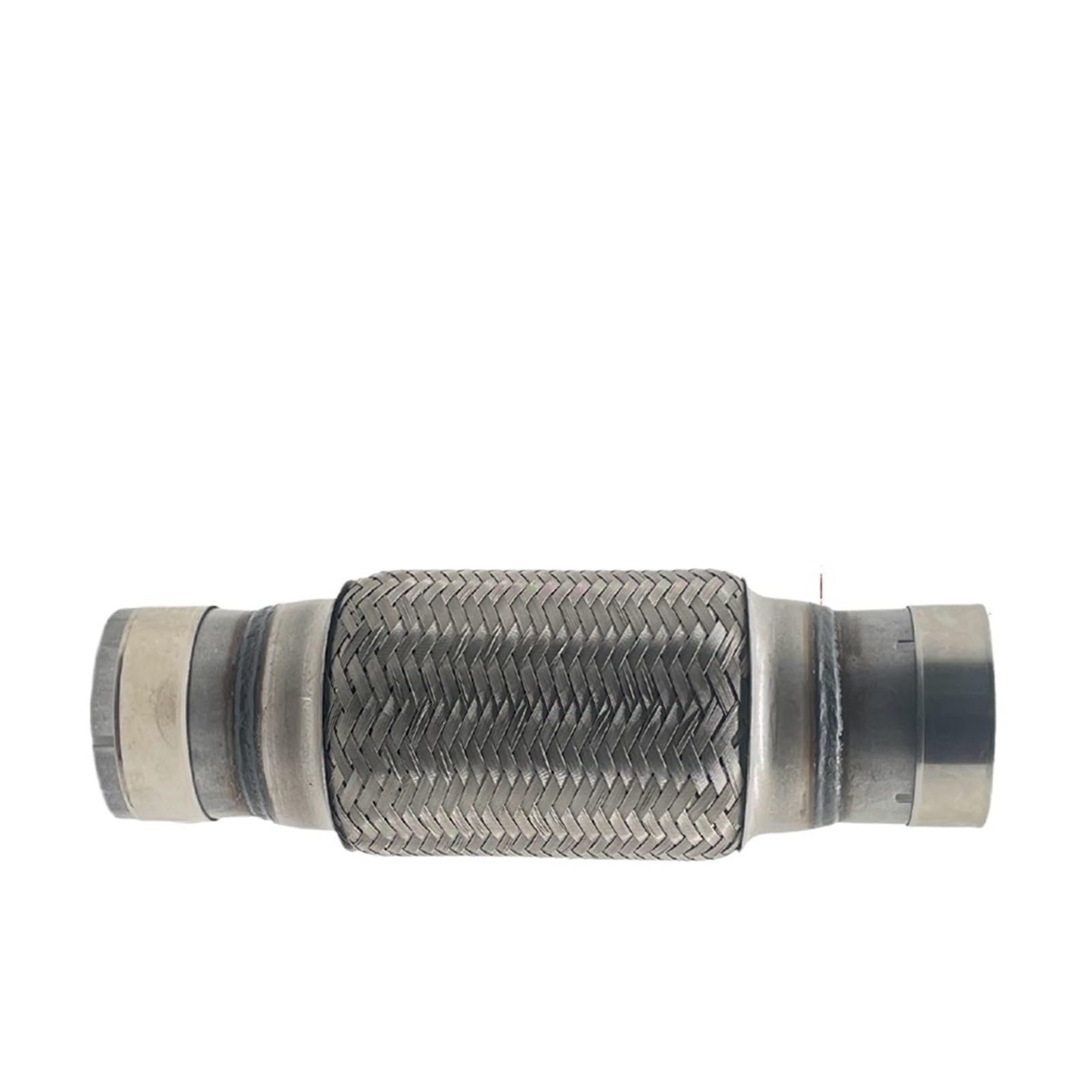 Car Silencer Uniwersalna rura wydechowa ze stali nierdzewnej Teleskopowe elastyczne połączenie Oplot Mieszek Złącze rury tłumika Spawane z rurką(Slotting ID 70MM)