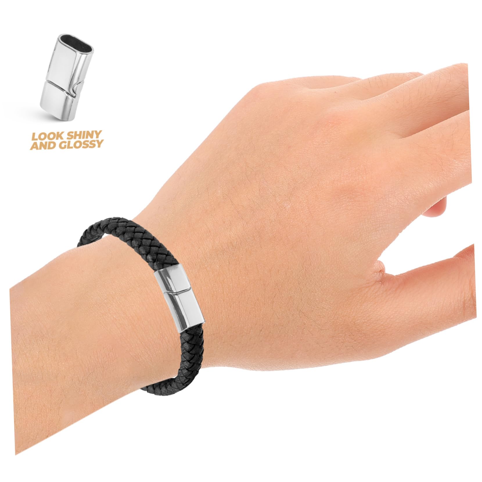 NUOBESTY 40pezzi Chiusure Per Bracciali e Collane Accessori Fai Da Te Per Gioielli Chiusura Per Bracciali e Collane Design e Versatile