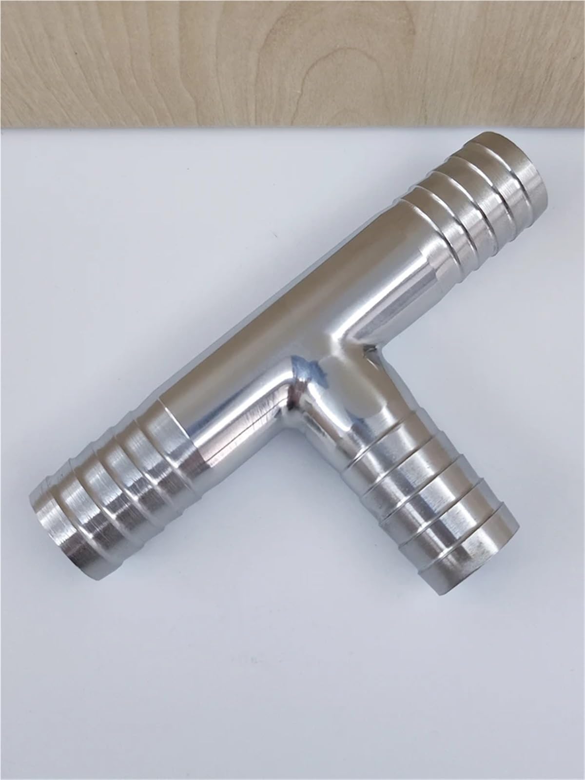Raccord de Tuyau cannelé en Acier Inoxydable 304, 12,7 mm, 16 mm, 19 mm, 25 mm, 32 mm, 38 mm, 45 mm, 51 mm, connecteur à 3 Voies(45mm Barb)