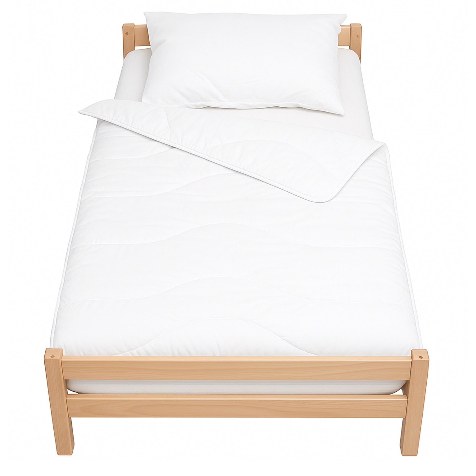 Couette et oreiller coton bio Sevira Kids fabriqués en France 80x120 cm pour lit enfant