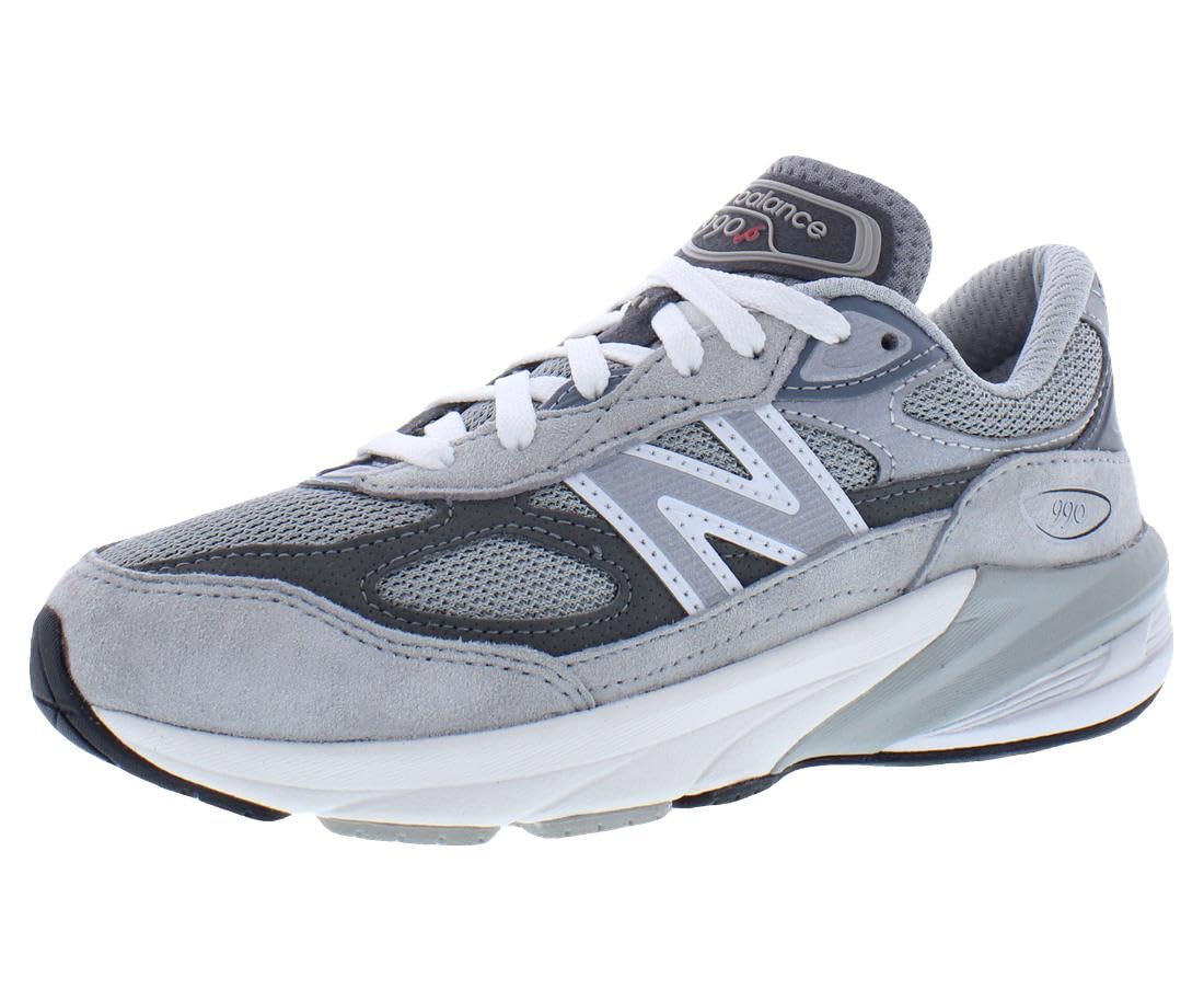 New Balance 990V6 PS Boys Shoes Size 11, Color: Silver/Grey/Grey