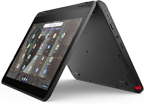 Miniatura 5 de Lenovo 500e Chromebook Gen 3 82JB003XUS 11.6" Pantalla táctil convertible 2 en 1 Chromebook - HD - 1366 x 768 - Intel Celeron N4500 Dual-core (2