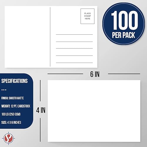 Miniatura 8 de Tarjetas postales impresas personalizadas de 3.9 x 5.9in  Tarjetas postales personalizadas para imprimir con texto y gráficos  Impresión a 2 caras