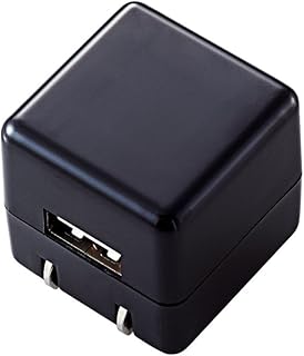 エレコム オーディオ用AC充電器/CUBE/1A出力/USB1P/ブラック