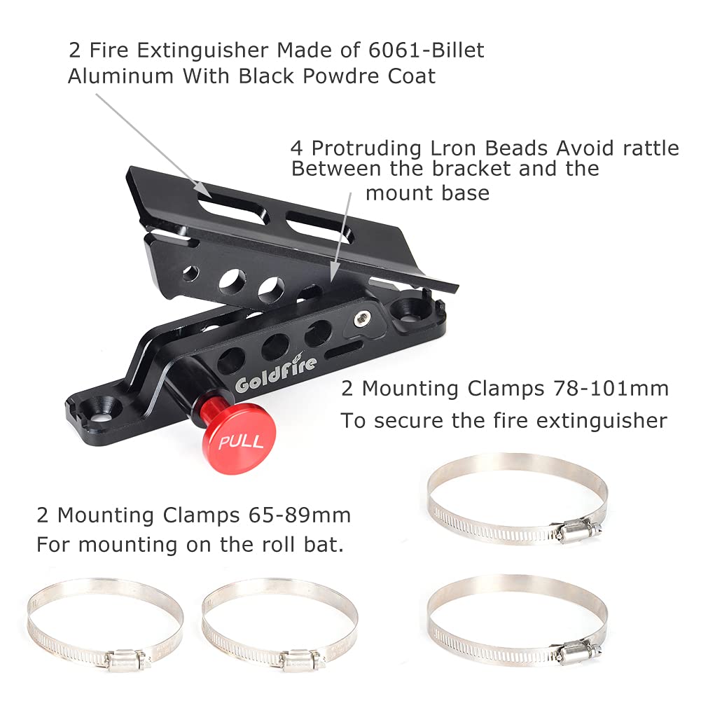 Buy Goldfire Universal Vehicle Adjustable Quick Release Roll Bar Fire