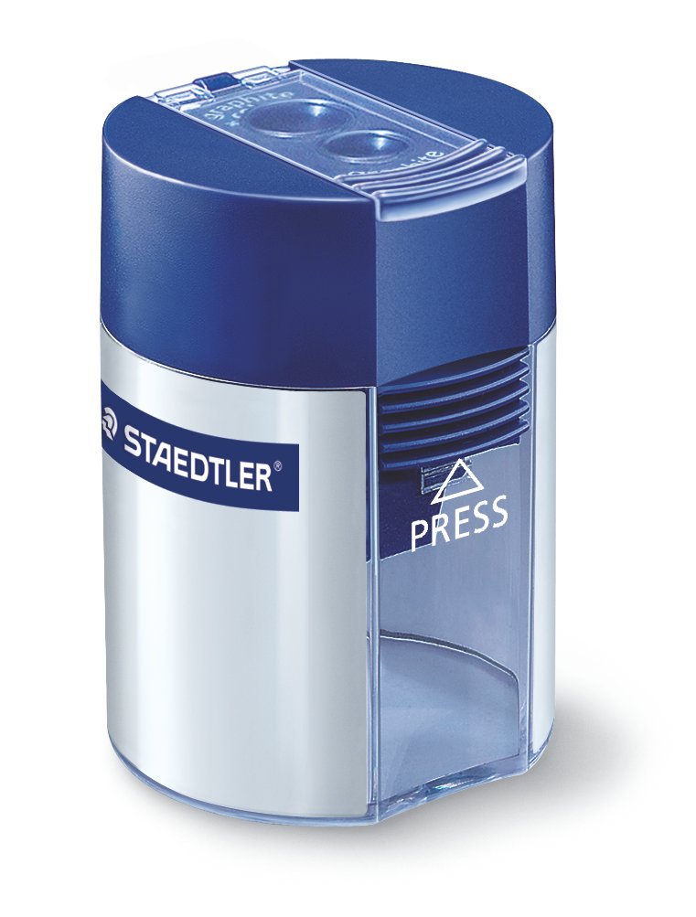 Staedtler 512 001 podwójna temperówka, okrągła, 10 sztuk w kartonowym pudełku