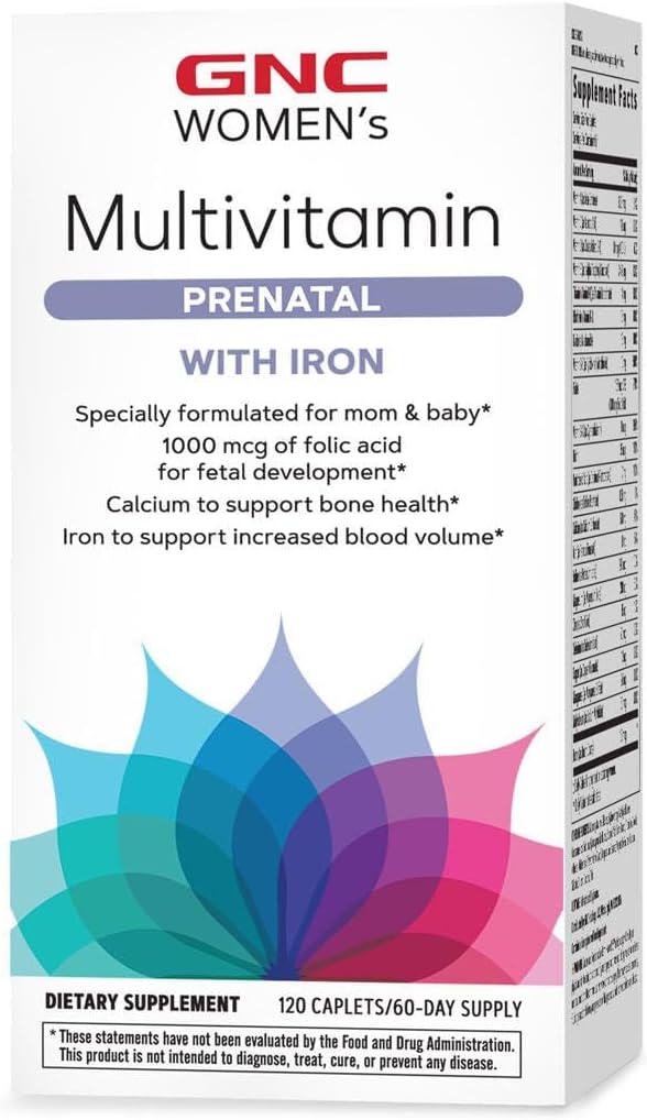 Women's Prenatal Formula with Iron - 120 Caplets
