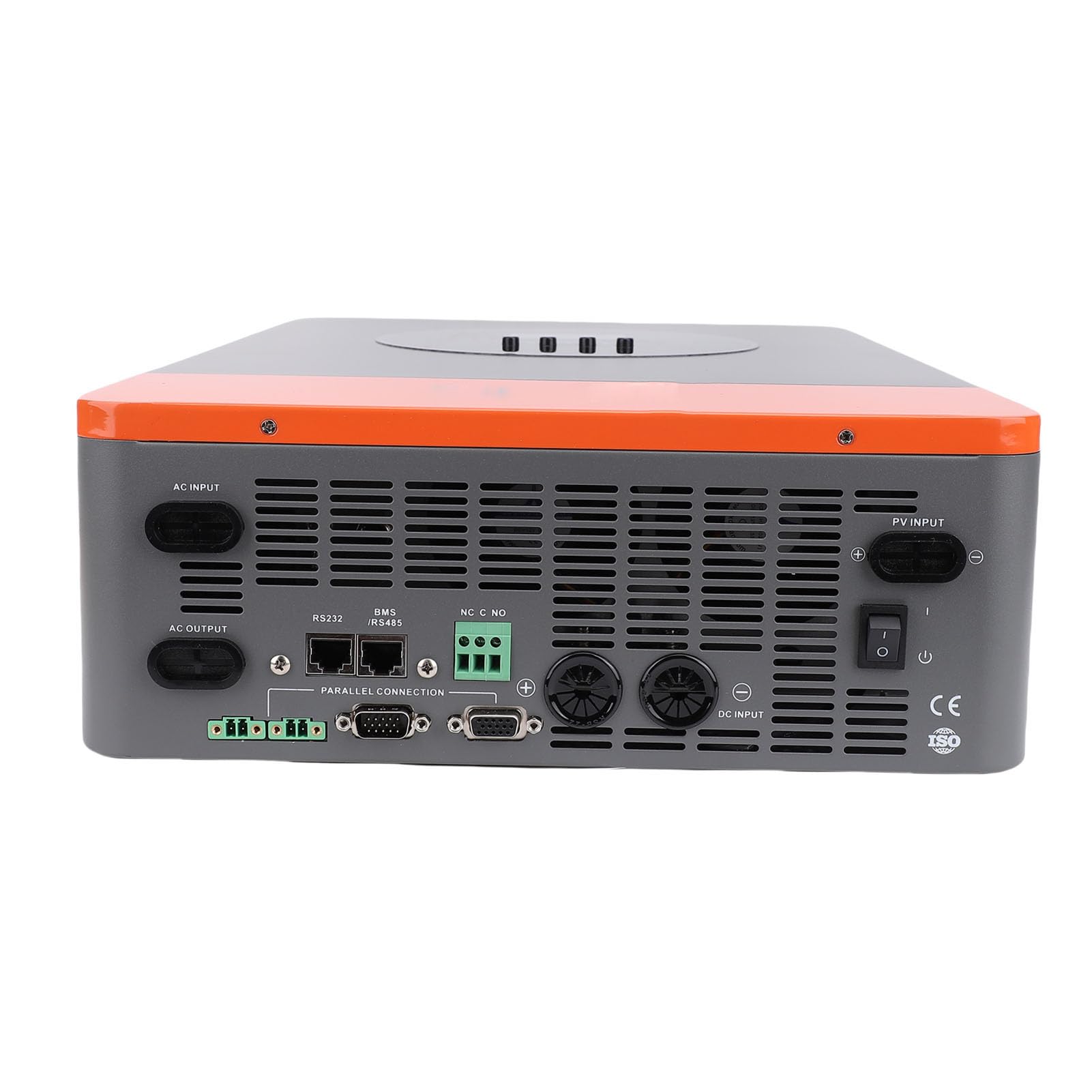 Inverter Solare Ibrido da 6200 W, Lega di Alluminio, Caricabatterie Inverter A Onda Sinusoidale Pura con Controller MPPT da 120 A per Applicazioni OffGrid