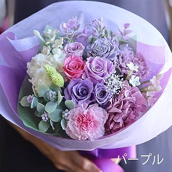Amazon｜ブーケブランシェ プリザーブドフラワー 花束 ギフト 枯れない