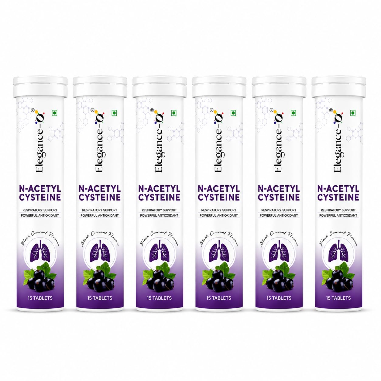 Lung Cleanser & Detox Effervescent Tablets | N-Acetyl L-Cysteine (NAC) + Vitamin C | 15 Tablets | Supports Respiratory Health | Antioxidant Support | Black Currant Flavour | For Men & Women-image-29
