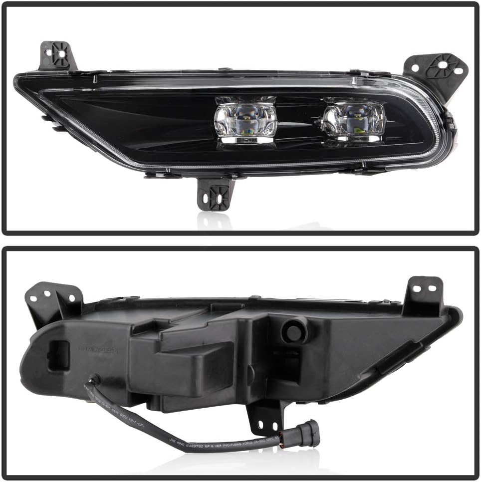 ACANII - For 2015-2022 Chrysler 300 OE Style LED Bumper Fog Lights Driving Lamps Assembly Aftermarket Driver & Passenger