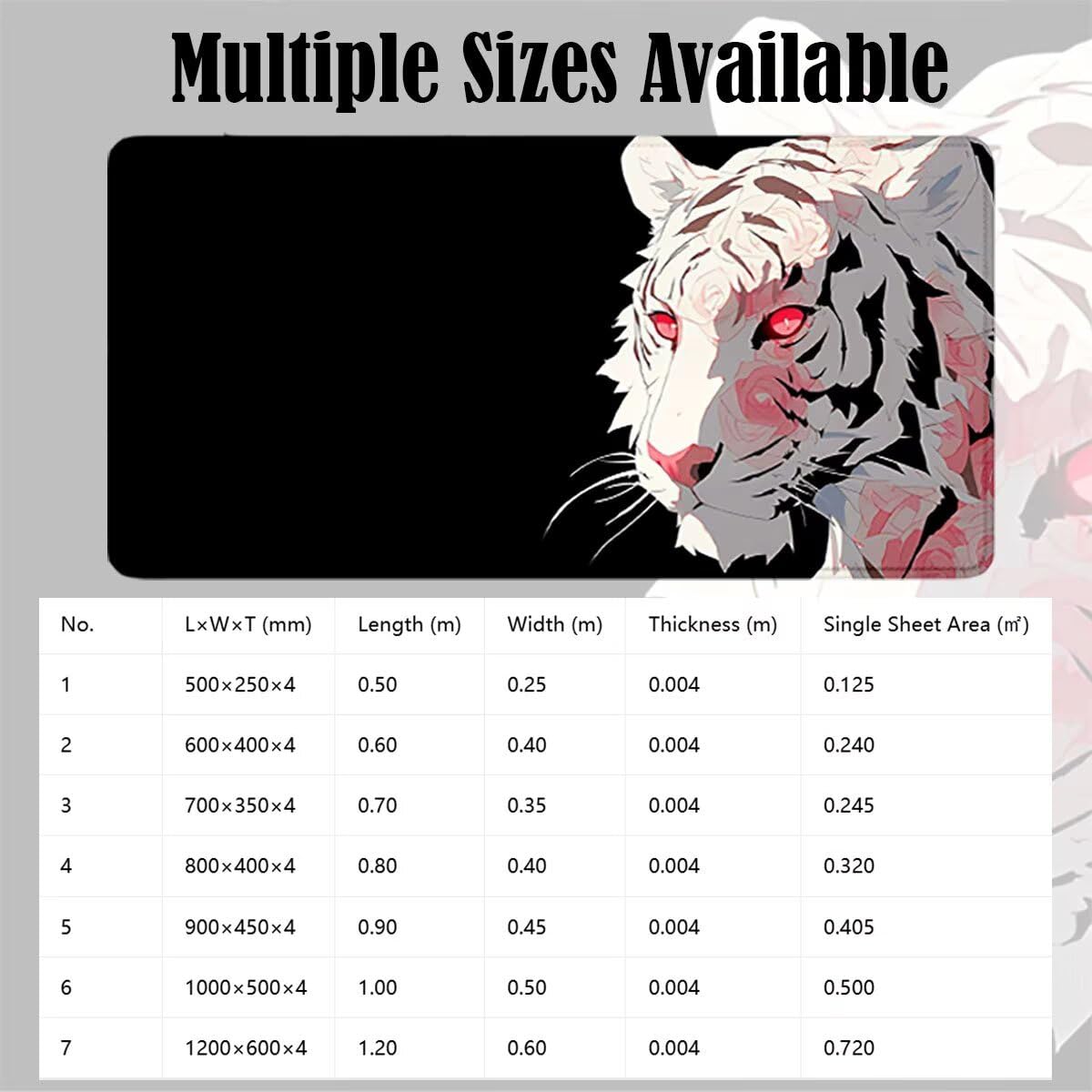 Tappetino Mouse Gaming XXL, Mousepad 1200x600x4mm nero Amore 0x0-219 | Tappetino Scrivania con Base in Gomma Antiscivolo Bordi Cuciti per Computer, PC, Migliora la Precisione e la Velocità