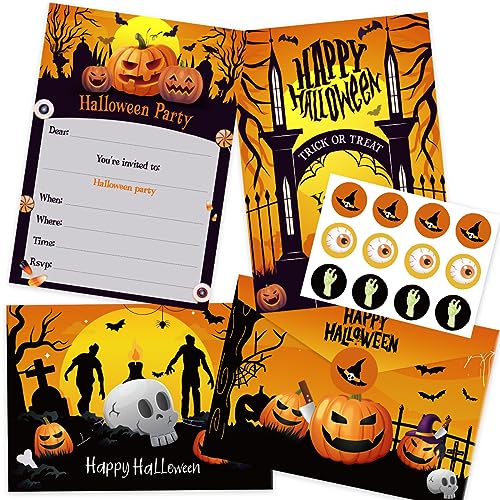 Biglietti per invito alla festa di Halloween o come segnaposto