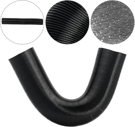 60mm Heater Duct Hose,Air Ducting Hose,Warm Heater Duct Pipe,Heater Duct Pipe for Diesel Heater Webasto Domestic Planer Ducting,Automotive Car Parts Heater Hoses (35-60cm)