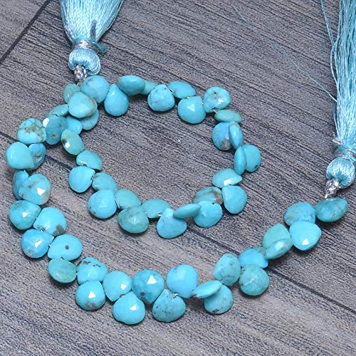 Turquoise de l'Arizona perles briolettes facettées 5-6mm pour fabrication de bijoux
