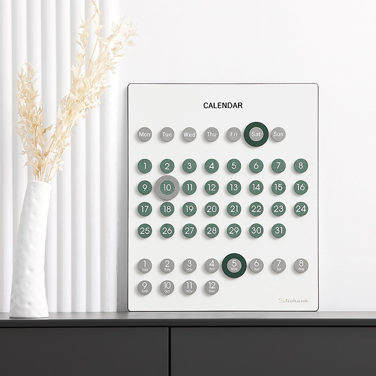 カレンダー・スケジュール Ring a Date Perpetual Wall Calendar Perpetual Ring-A-Date Wall Calendar by Euroway / Extra Rings