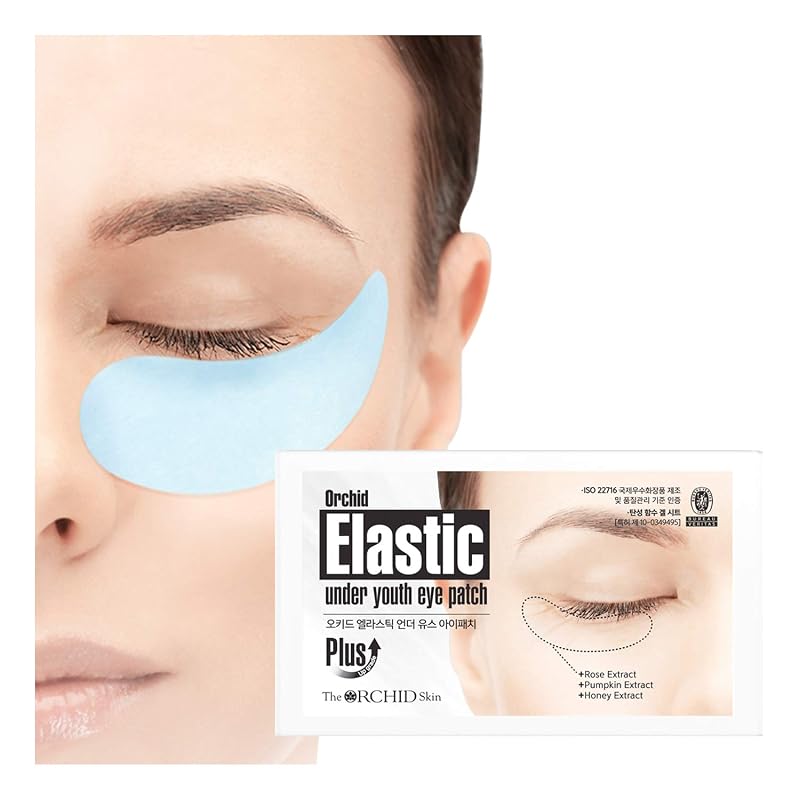 The Orchid Skin Máscara de hidrogel para a região dos olhos, Pacote com 10