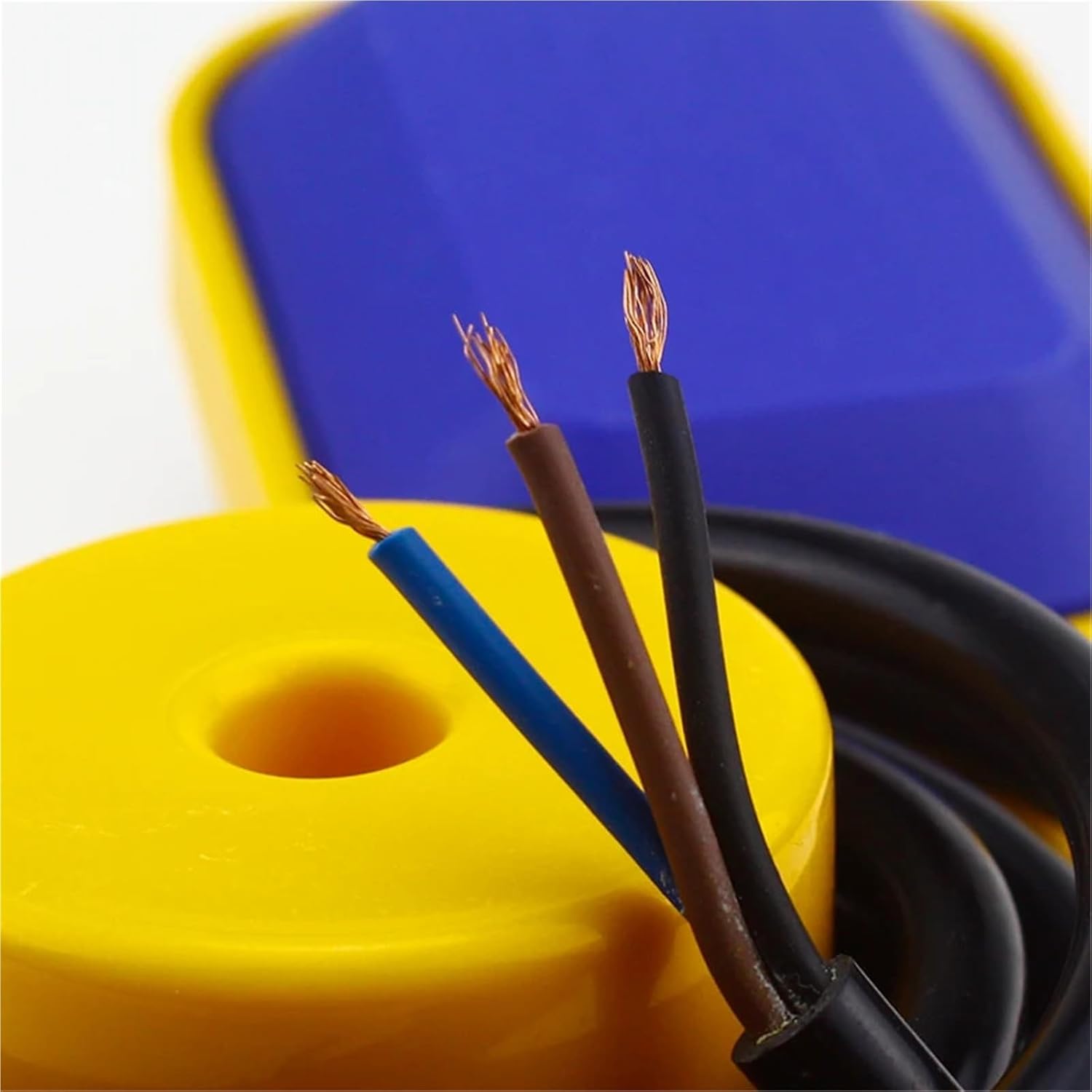 EM15-2 2M 4M 5M Controller Float Switch Liquid Level Contactor 1Pcs(Wire Length 5M)