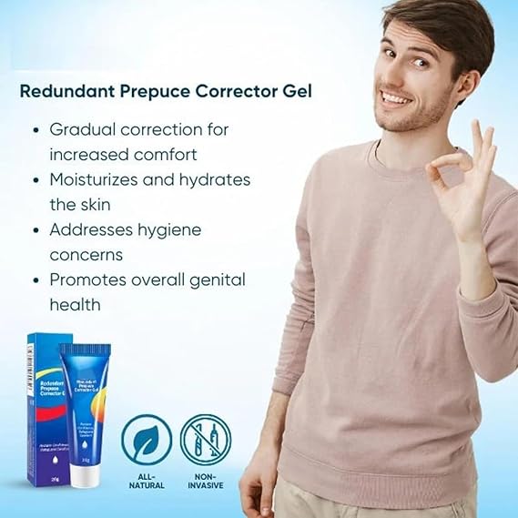 Redundant Prepuce Gel,Phimosis Cream for Adults, Foreskin Gel,Phimosis Foreskin Gel, for Excessive Foreskin, Fast and Gentle Action (3 Pcs)