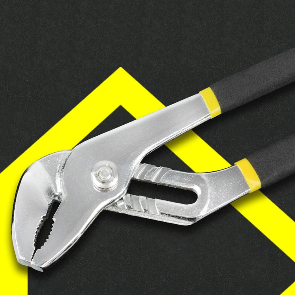 45#Steel 12 inch Water Pump Pliers, Adjustable Round Mouth Water Pump Pliers, Auto Repair Tools, Pipe Pliers Movable Pliers, length 310mm, 1pcs