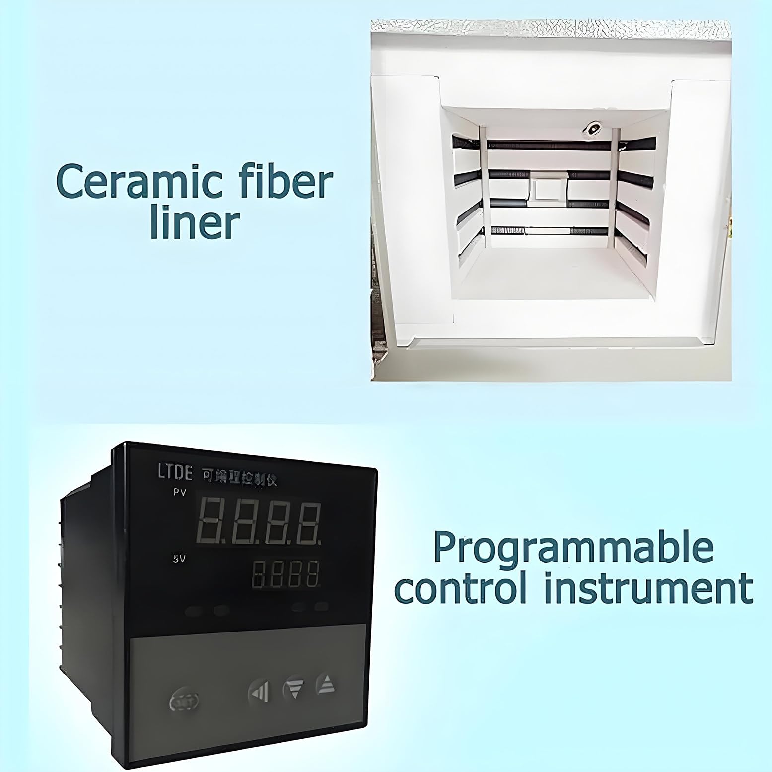 Horno De Mufla Eléctrico De Laboratorio, Horno De Alta Temperatura Integrado De 1000 ℃ Con Control De Programa, Diseño Compacto De Sobremesa, Para Un Calentamiento Eficiente En El Laboratorio