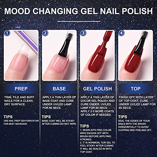 Morovan Gel Nail Polish Kit With U V Light Glitter Gel Nail Polish Set Color Changing Gel Nail Polish Kit Chameleon Gel Polish Set For Starters Nail Art Manicure Kit Home Salon Diy 12 Colors 10Ml #TOP6