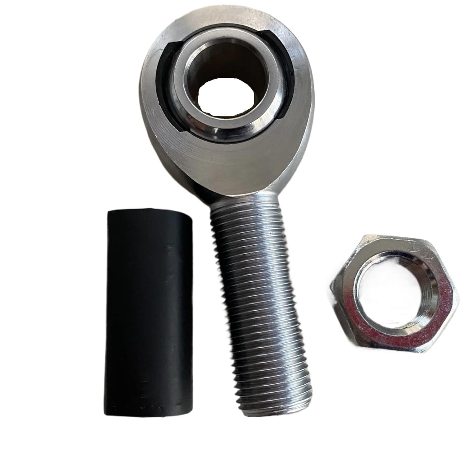 2PCS 16 Male Rod Ends 16 x M16x2.0 Steel Heim Joints Left Hand 16 Rose Joint Bearings M16x1.5(Thread M16x1.5,Bearing with nut)