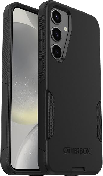 OtterBox Samsung Galaxy S24+ Commuter Series Case - Black, Slim & Tough, Pocket-Friendly, with Port Protection