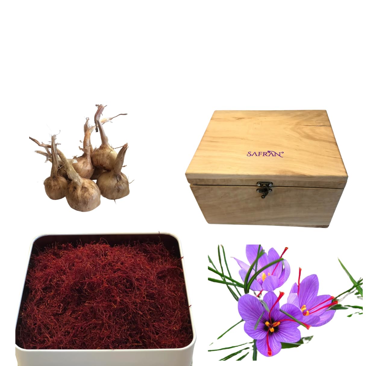 Turkish Safranbolu Superior Saffron Threads (Super Negin) First-Class Saffron Spice for Paella, Risotto, Tea and all Culinary Uses (500g/ 1,10lb)