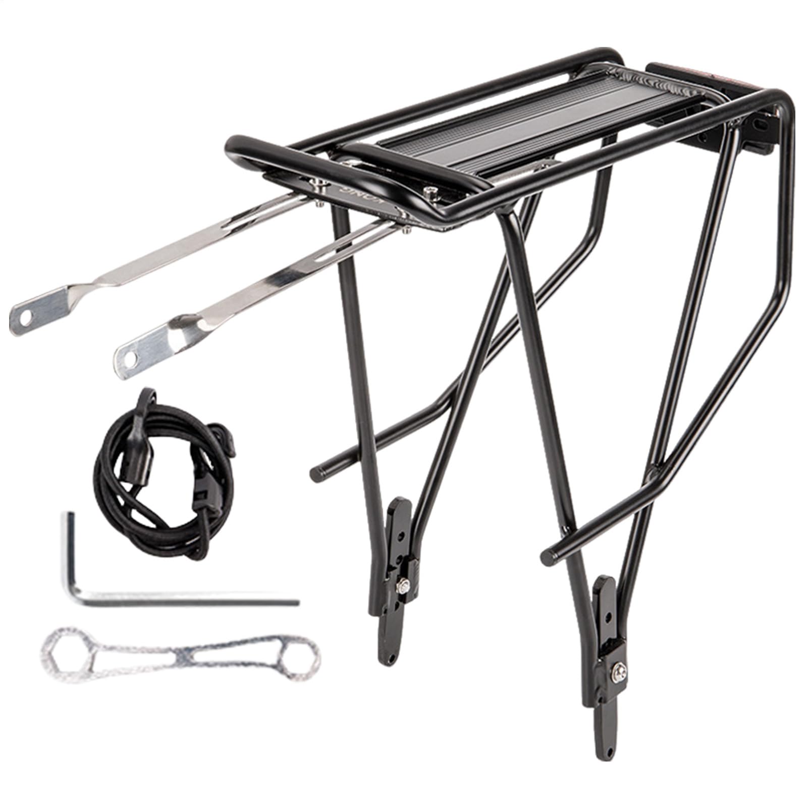 Fahrrad-Rückenträger,Fahrrad-Hinterradträger,Fahrrad-Hinterradträger Aus Aluminiumlegierung - Fahrrad-Gepäckträger, Fahrradzubehör Für Gepäck, Fracht, Kleidung