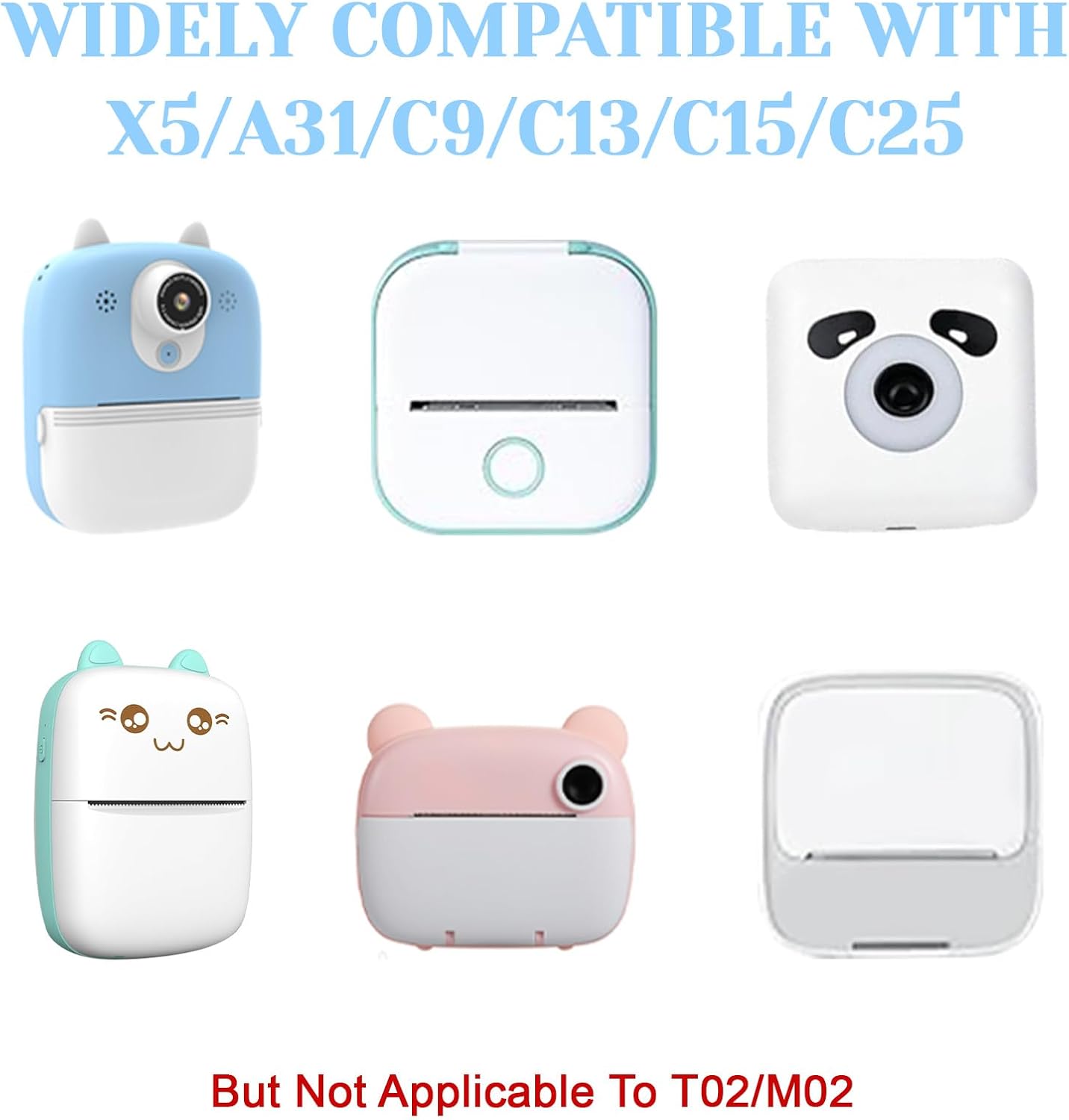 10 Rolls Colorful Mini Printer Sticker Paper, Self-Adhesive Thermal Printer Paper for Photos Notes To-do Lists,and Labels, Compatible with Mini Instant Camera DIY Scrapbook, 57 x 25 mm (5 Colors) - Image 4