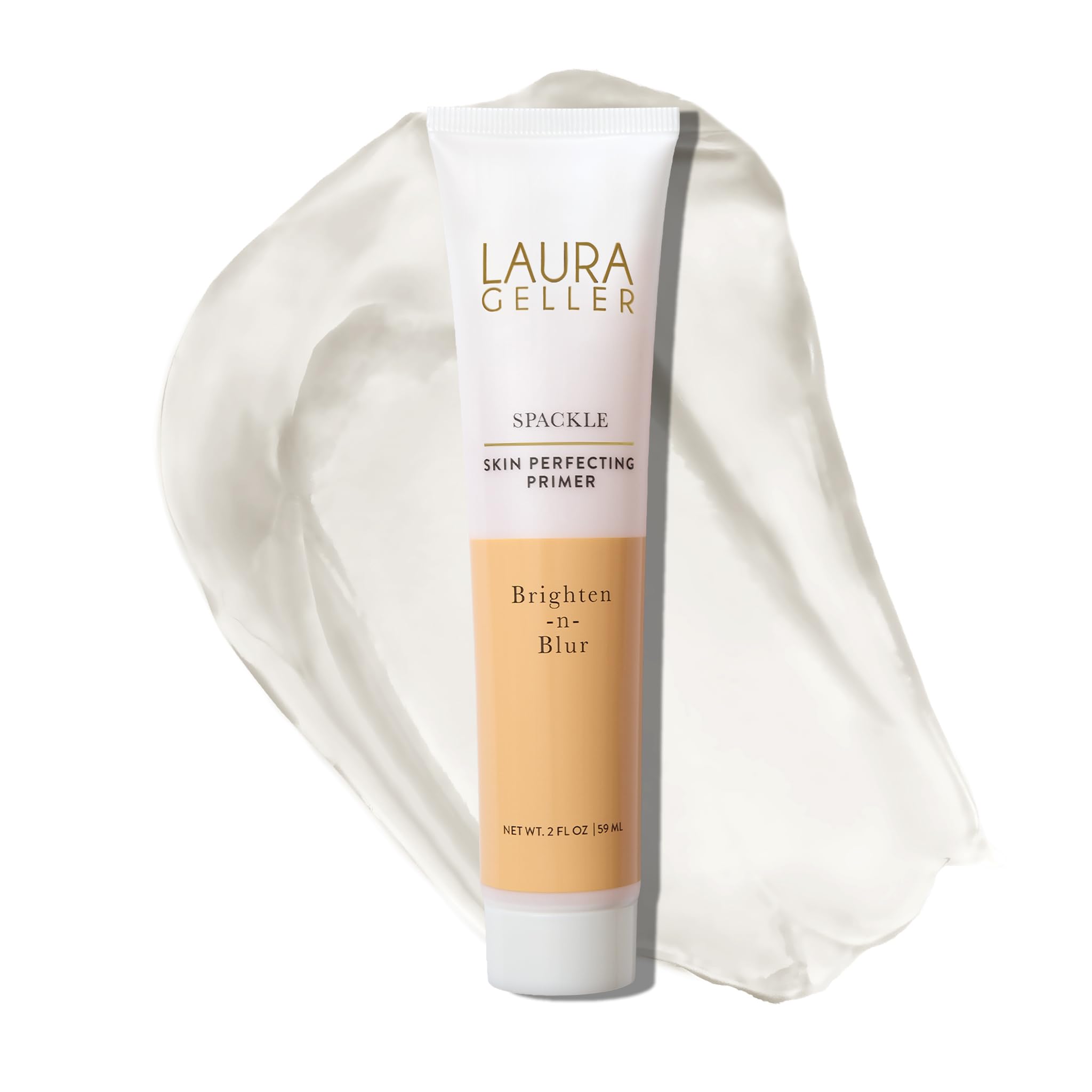 LAURA GELLER NEW YORK Spackle (Brighten-n-Blur) Lightweight Makeup Primer - Skin Perfecting Face Primer with Hyaluronic Acid for Long-Lasting Hydration - 59ml