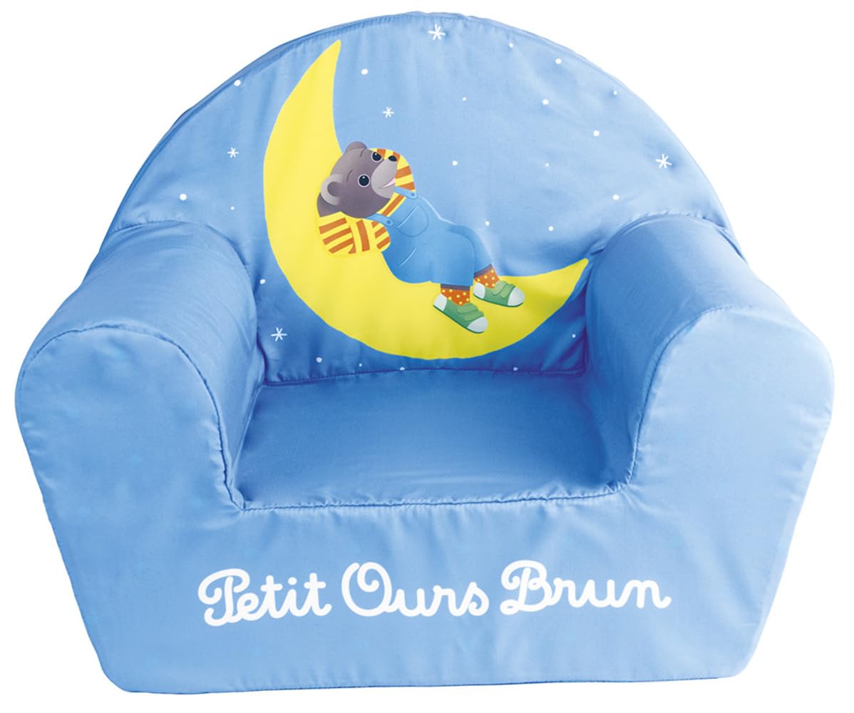 Fun House 712583 mały niedźwiedź fotel Club dla dzieci pianka/obicie poliester czerwony 52 x 33 x 42 cm