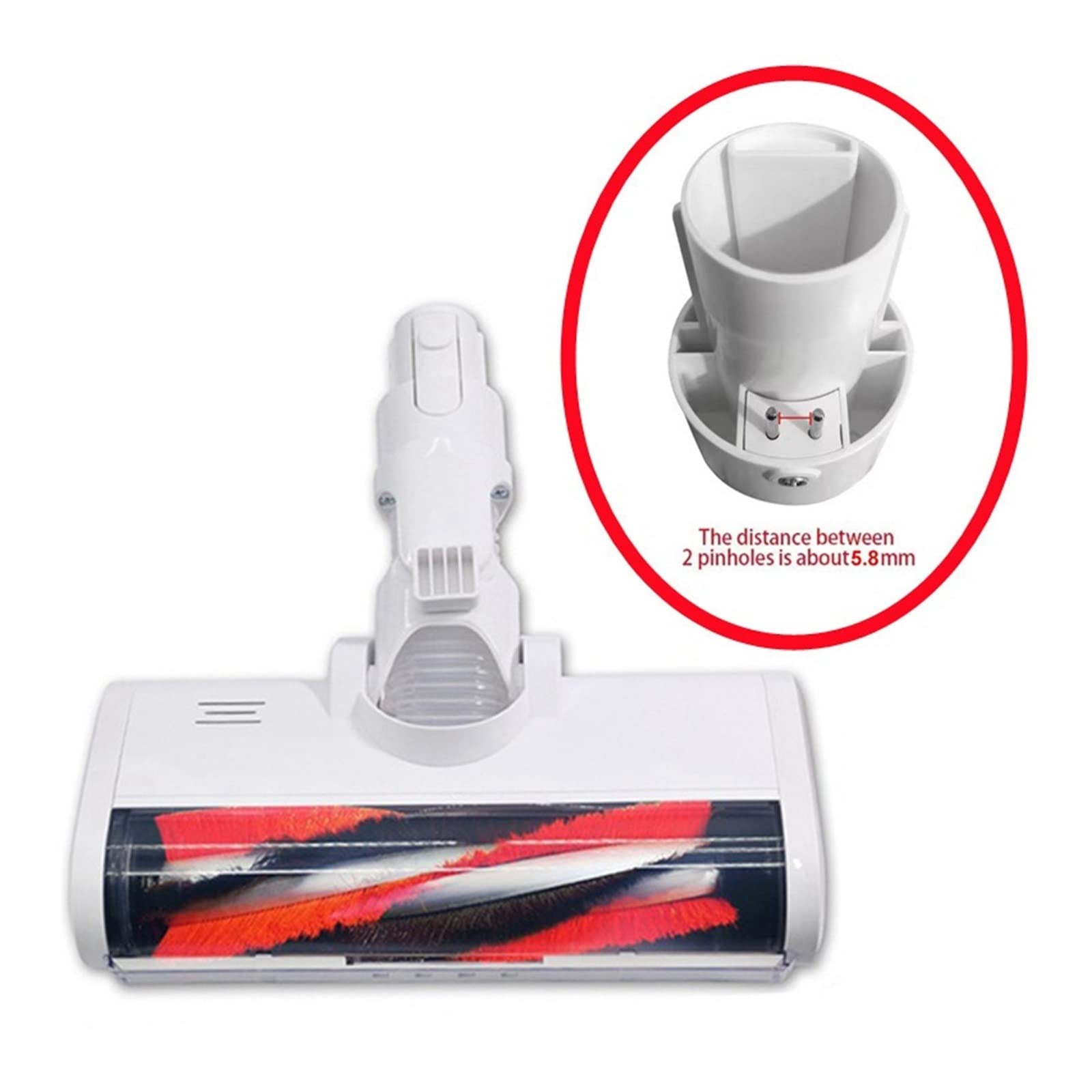 Cabezal de cepillo eléctrico Compatible con Xiaomi K10/G10 Compatible con Xiaomi 1C Compatible con Xiaomi Dreame V8/V9B/V9P/V10/V11/G9 Cepillo for alfombras Piezas de aspiradora ( Color : Narrow spaci