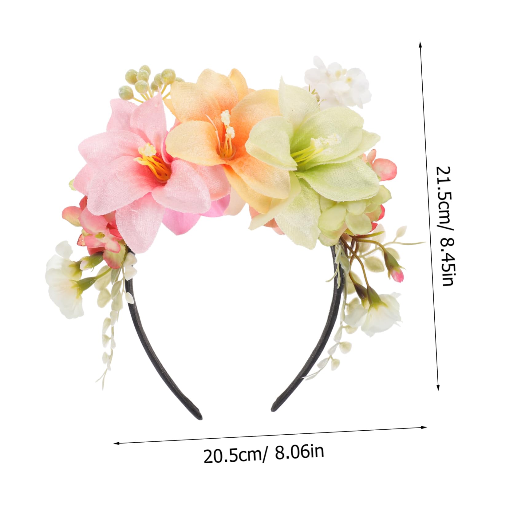 FRCOLOR 4 Fasce Per Con Fiori Di Giglio Da Donna in Tessuto Per La Per Accessori Per Per Feste Di Adulti