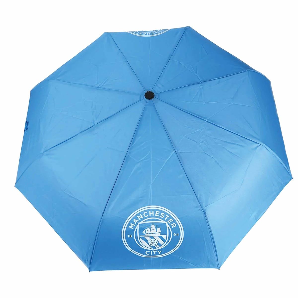 MANCHESTER CITY FC Umbrella Fan Gift Black Handle Official Licensed