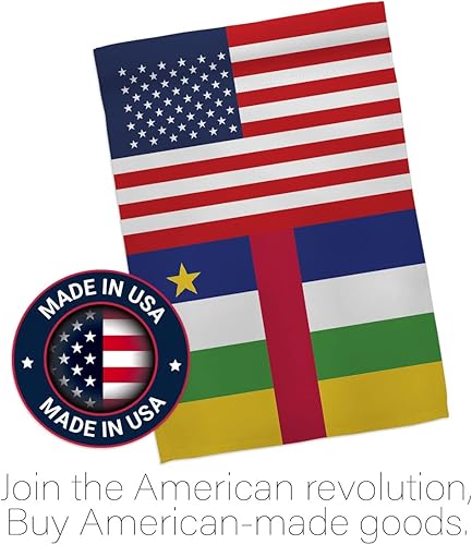 Miniatura 5 de Americana Home & Garden Bandera de jardín de la amistad de Estados Unidos con soporte de la nación regional internacional, país del mundo, área