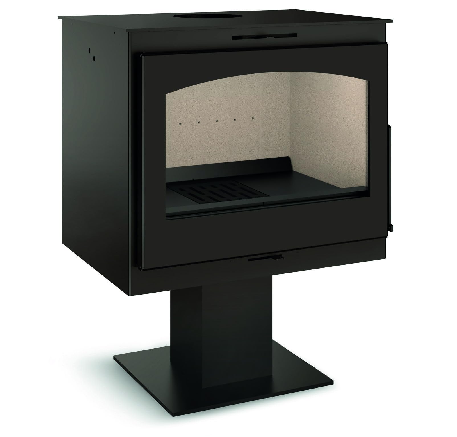 TJ - Estufa de Leña Modelo Mila PIE Central de 7,2 kW
