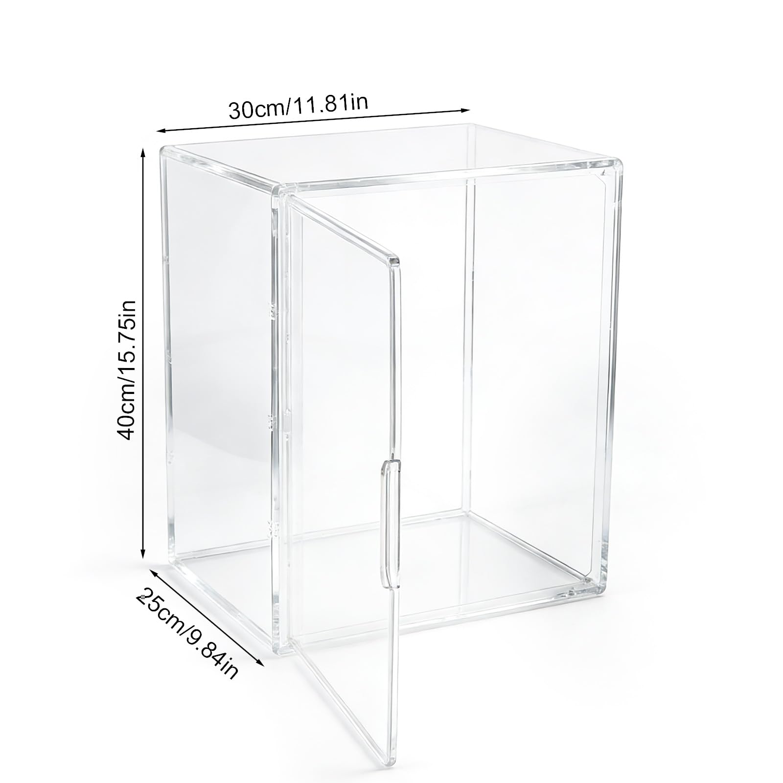 Penitue Biberon Organizzatore 3-Piano Acrilico Scatola con Divisorio Porta Magnetica Bottiglia Asciugatura Scaffale